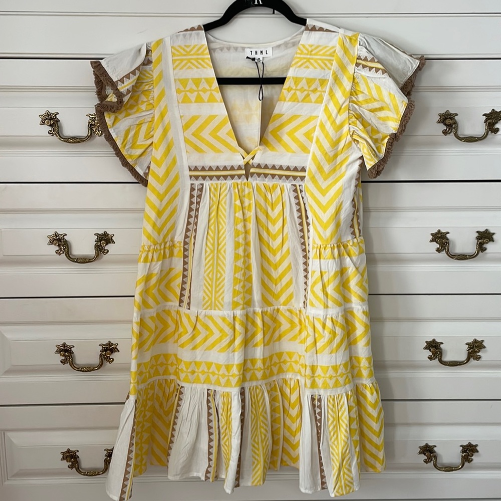 NWT THLM brand adorable spring/summer mini dress never worn